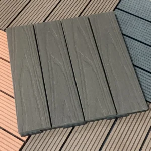 Solid Square Wood Grain Decking - 3