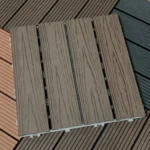 Square M-shaped Wood Grain Flooring 2